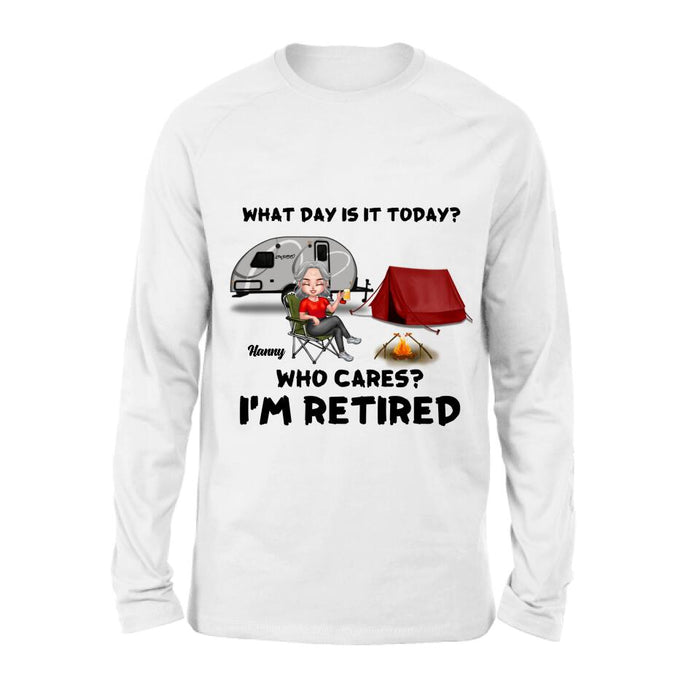 Personalized Grandma Camping Shirt/Pullover Hoodie - Gift Idea For Grandma/Camping Lover - Grammingo Like A Normal Grandma Only More Awesome