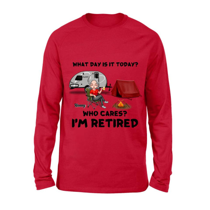 Personalized Grandma Camping Shirt/Pullover Hoodie - Gift Idea For Grandma/Camping Lover - Grammingo Like A Normal Grandma Only More Awesome
