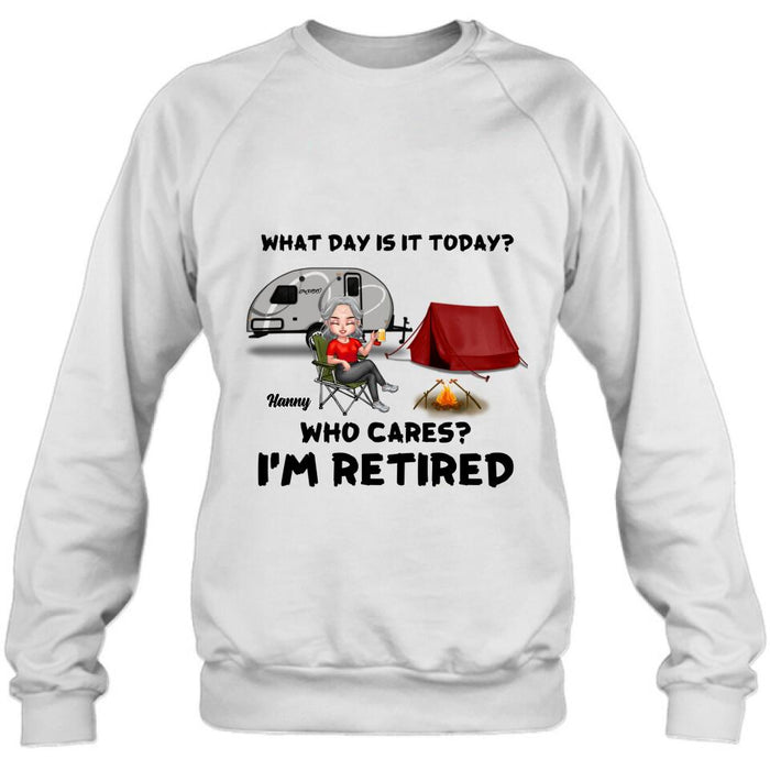 Personalized Grandma Camping Shirt/Pullover Hoodie - Gift Idea For Grandma/Camping Lover - Grammingo Like A Normal Grandma Only More Awesome