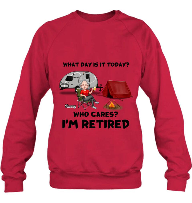Personalized Grandma Camping Shirt/Pullover Hoodie - Gift Idea For Grandma/Camping Lover - Grammingo Like A Normal Grandma Only More Awesome