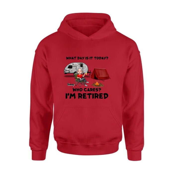 Personalized Grandma Camping Shirt/Pullover Hoodie - Gift Idea For Grandma/Camping Lover - Grammingo Like A Normal Grandma Only More Awesome