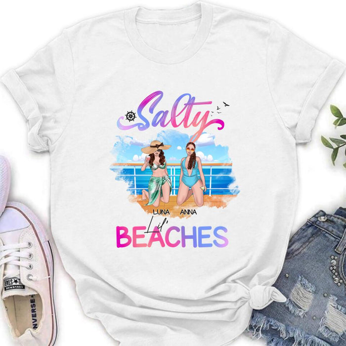 Personalized Cruising Friends Shirt - Up to 4 People - Gift Idea For Friends - Salty Lil' Beaches