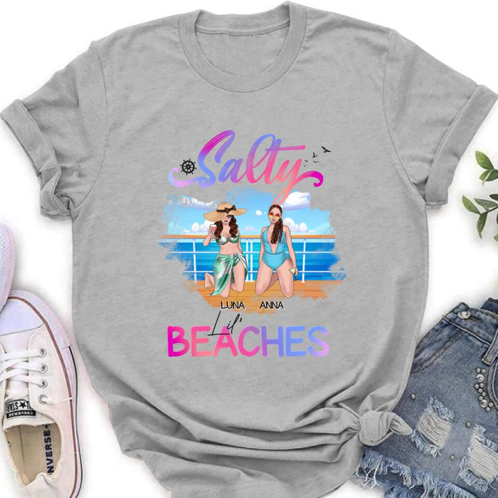 Personalized Cruising Friends Shirt - Up to 4 People - Gift Idea For Friends - Salty Lil' Beaches
