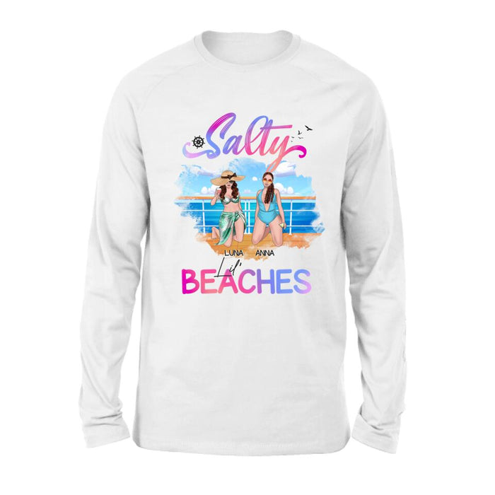 Personalized Cruising Friends Shirt - Up to 4 People - Gift Idea For Friends - Salty Lil' Beaches