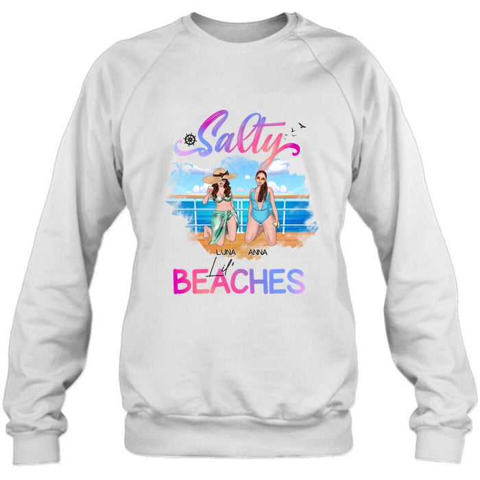 Personalized Cruising Friends Shirt - Up to 4 People - Gift Idea For Friends - Salty Lil' Beaches
