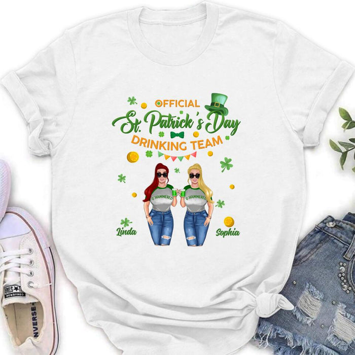Personalized Drunker Half Shirt - Gift Idea For St. Patrick's Day - She Is My Drunker Half