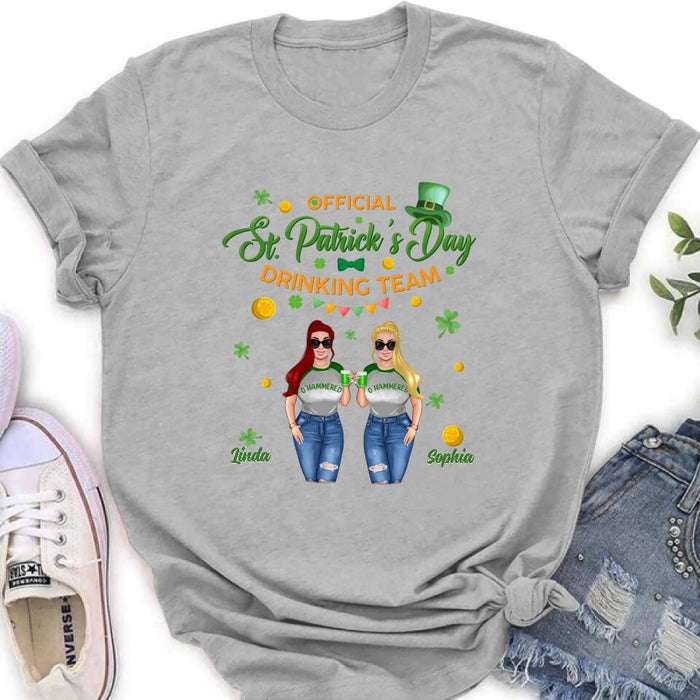 Personalized Drunker Half Shirt - Gift Idea For St. Patrick's Day - She Is My Drunker Half