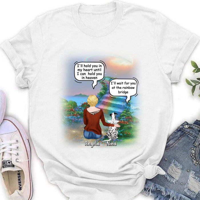 Personalized Memorial Dog Shirt - Up to 4 Dogs - Memorial Gift For Dog Lovers