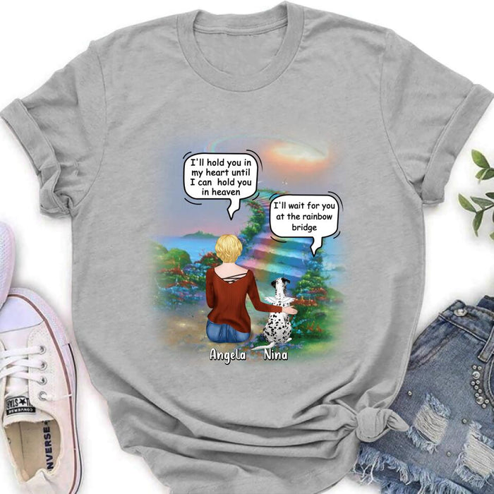 Personalized Memorial Dog Shirt - Up to 4 Dogs - Memorial Gift For Dog Lovers