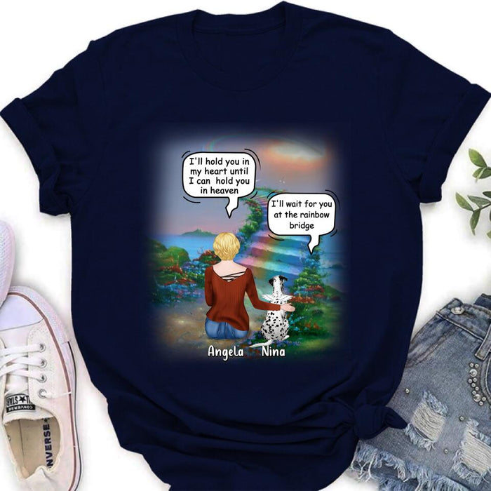 Personalized Memorial Dog Shirt - Up to 4 Dogs - Memorial Gift For Dog Lovers