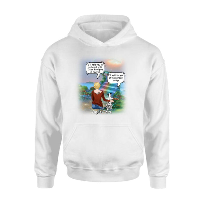 Personalized Memorial Dog Shirt - Up to 4 Dogs - Memorial Gift For Dog Lovers