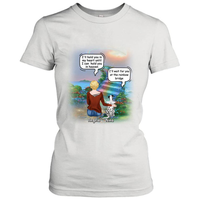 Personalized Memorial Dog Shirt - Up to 4 Dogs - Memorial Gift For Dog Lovers