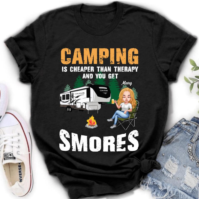 Personalized Camping Shirt - Up to 4 People - Best Gift For Camping Lovers