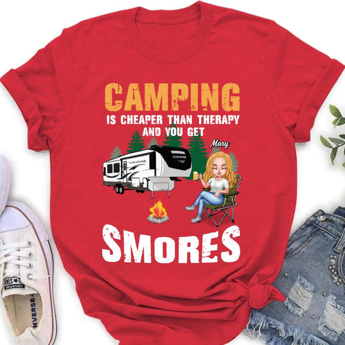 Personalized Camping Shirt - Up to 4 People - Best Gift For Camping Lovers