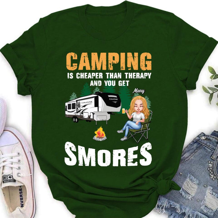 Personalized Camping Shirt - Up to 4 People - Best Gift For Camping Lovers
