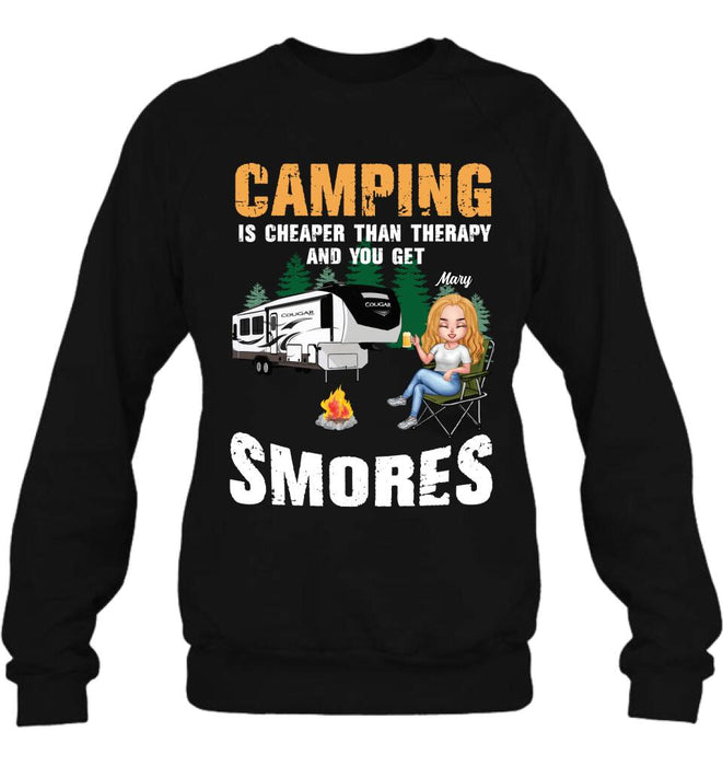 Personalized Camping Shirt - Up to 4 People - Best Gift For Camping Lovers