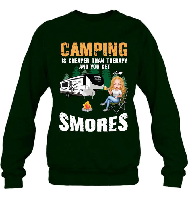 Personalized Camping Shirt - Up to 4 People - Best Gift For Camping Lovers
