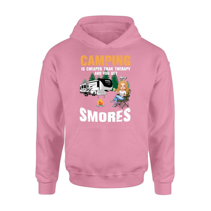 Personalized Camping Shirt - Up to 4 People - Best Gift For Camping Lovers