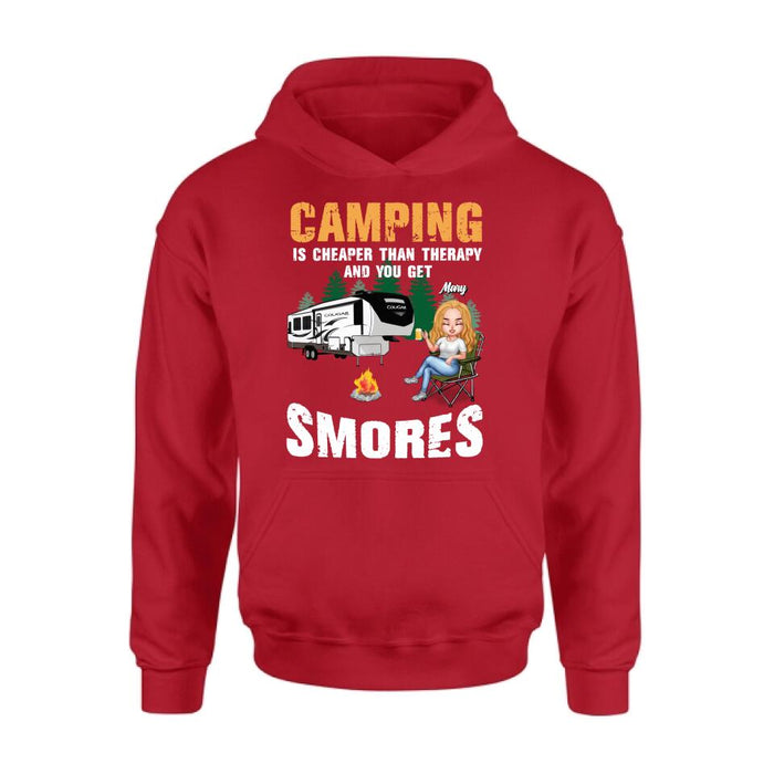 Personalized Camping Shirt - Up to 4 People - Best Gift For Camping Lovers