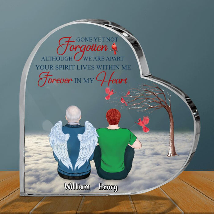 Personalized Memorial Family Acrylic Plaque - Memorial Gift For Family - Up to 4 People - Those We Love Don't Go Away