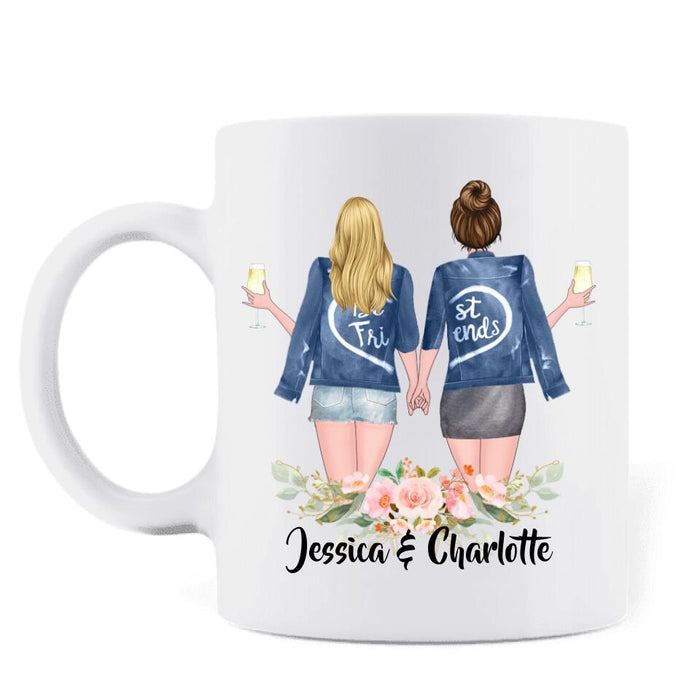Personalized Dear Bestie Coffee Mug - Gift Idea For Friend/Bestie - You Have A Special Place In My Heart Forever