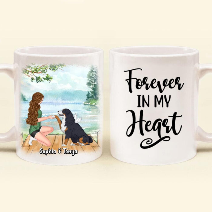 Personalized Dog Mom Mug - Gift Idea For Dog Lovers - Forever In My Heart