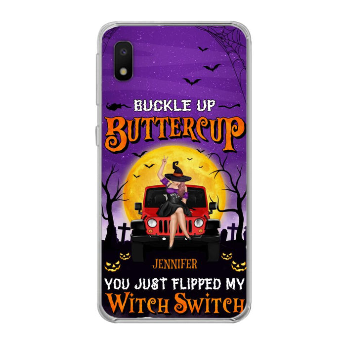 Custom Personalized Off-road Witch Phone Case - Halloween Gift Idea For Friends/Off-road Lovers - Case for iPhone & Samsung