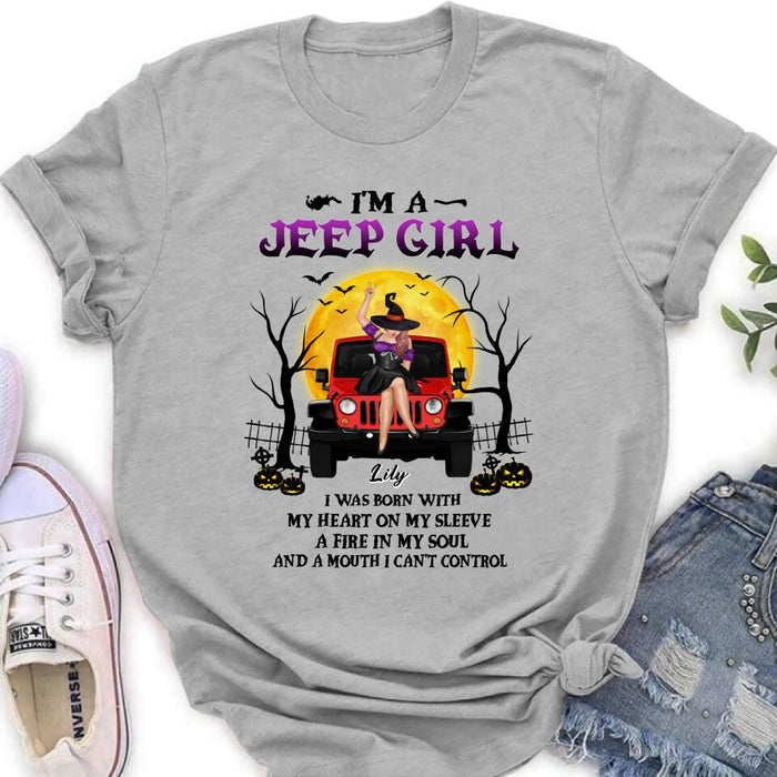 Personalized Off-road Girl Shirt - Halloween Gift Idea For Off-road Lovers