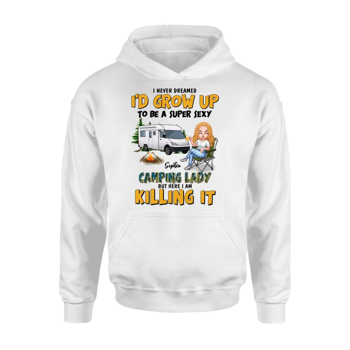 Personalized Camping Queen Shirt - Gift Idea For Camping Lover - Camping Queen Classy Sassy And A Bit Smart Assy