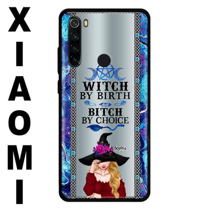Custom Personalized Witch Phone Case for Xiaomi/ Oppo/ Huawei - Gift Idea For Halloween - Witch By Birth, Bitch By Choice