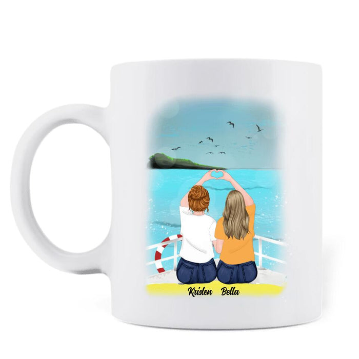 Personalized Friends Mug - Best Gift For Friends - Salt In The Air Sand In My Hair