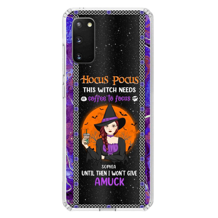 Custom Personalized Witch Phone Case - Halloween Gift Idea For Friends - Hocus Pocus - Case for iPhone & Samsung