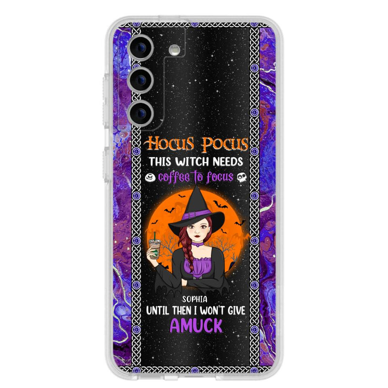 Custom Personalized Witch Phone Case - Halloween Gift Idea For Friends - Hocus Pocus - Case for iPhone & Samsung