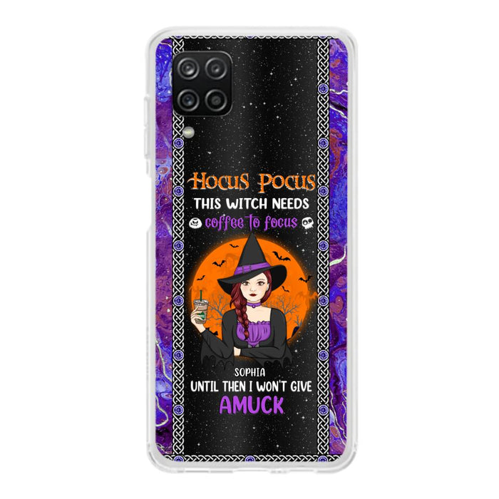 Custom Personalized Witch Phone Case - Halloween Gift Idea For Friends - Hocus Pocus - Case for iPhone & Samsung