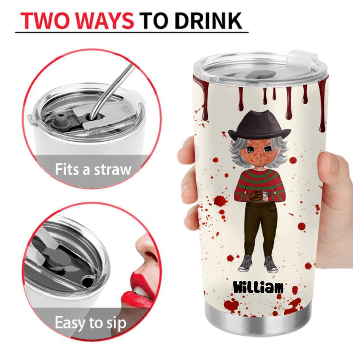 Personalized Horror Tumbler - Gift Idea For Halloween/Birthday - I'm Coming For You