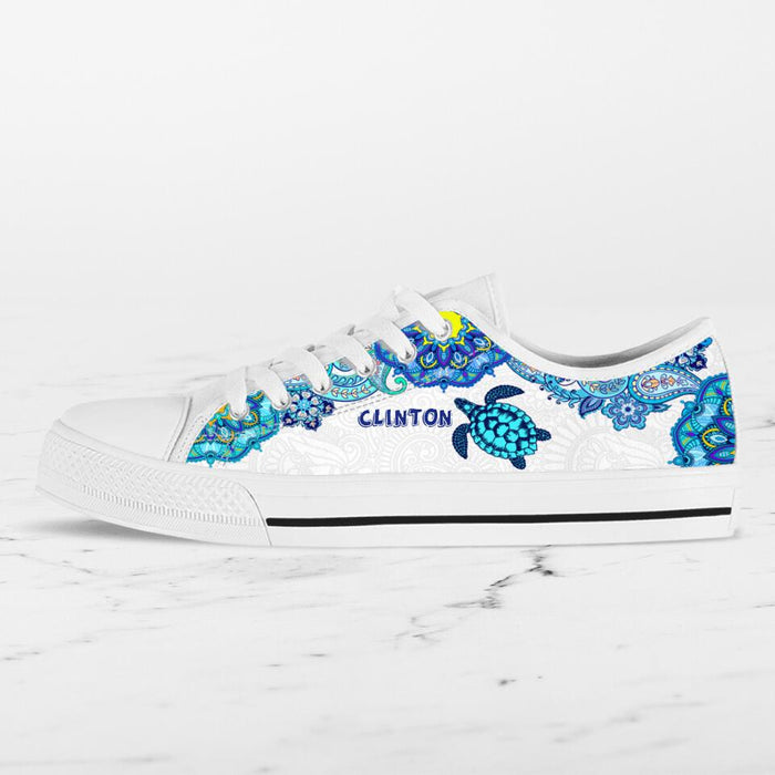 Personalized Turtle Sneakers - Gift Idea For Turtle Lovers - SEWD5O