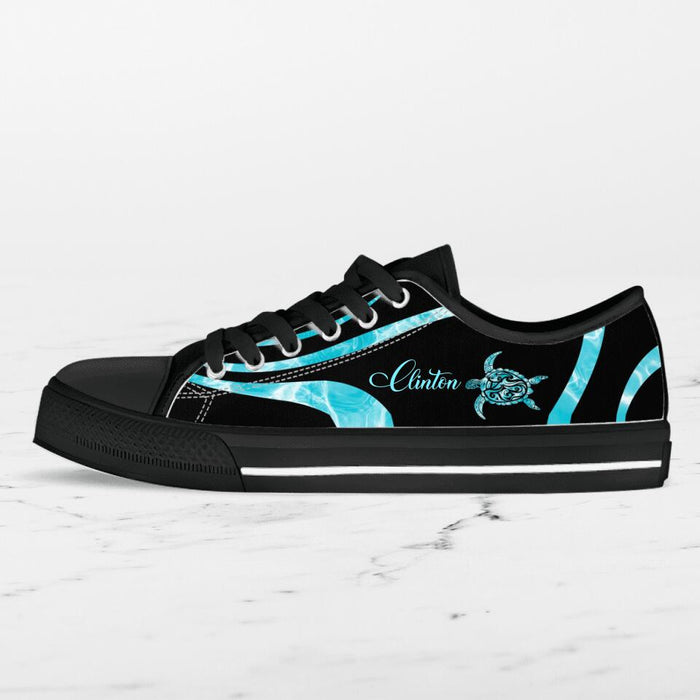 Personalized Turtle Sneakers - Best Gift For Turtle Lovers - SEWD5O