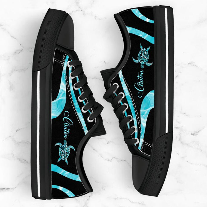 Personalized Turtle Sneakers - Best Gift For Turtle Lovers - SEWD5O