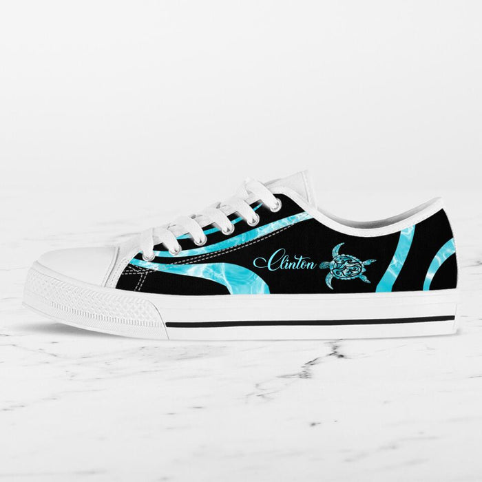 Personalized Turtle Sneakers - Best Gift For Turtle Lovers - SEWD5O