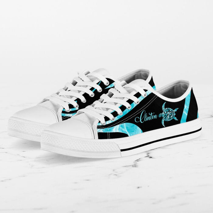 Personalized Turtle Sneakers - Best Gift For Turtle Lovers - SEWD5O