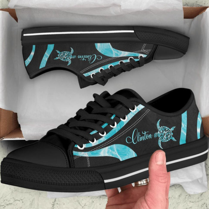 Personalized Turtle Sneakers - Best Gift For Turtle Lovers - SEWD5O