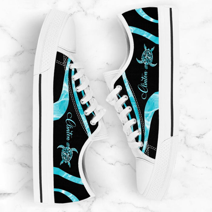Personalized Turtle Sneakers - Best Gift For Turtle Lovers - SEWD5O