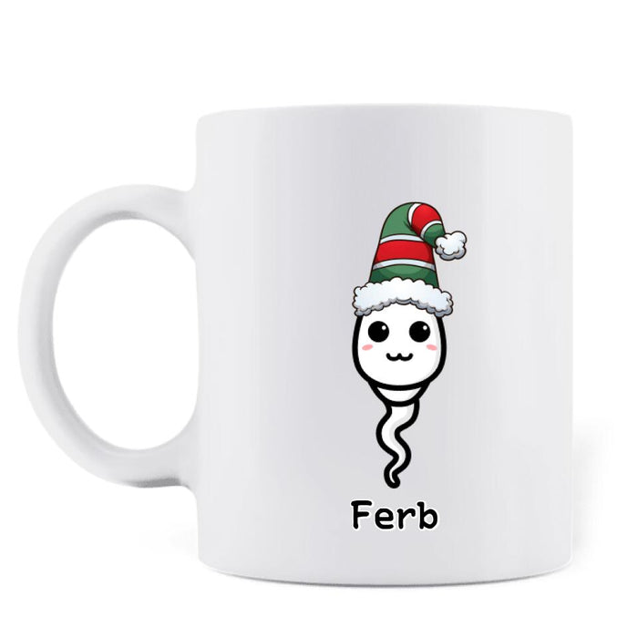 Personalized Dad Mug - Up to 7 Kids - Christmas Gift Idea For Father - Merry Christmas From Your Swimming Champion