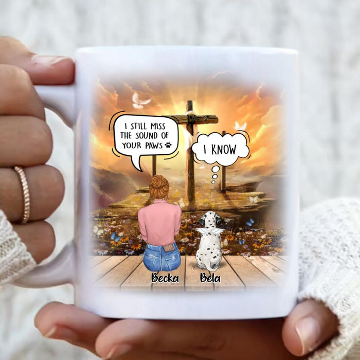 Personalized Memorial Pet Mom Coffee Mug - Up to 3 Pets - Memorial Gift For Dog/Cat Lover
