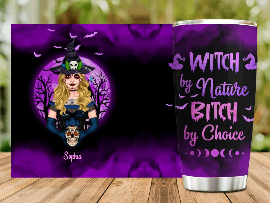 Personalized Witch Friend Tumbler - Up to 3 Girls - Gift For Halloween/Friends/Besties - Witches By Nature