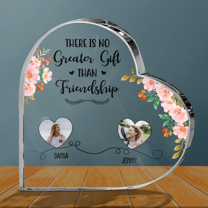 Custom Friend Photos Acrylic Plaque - Gift Idea For Best Friends up to 6 People - There Is No Greater Gift Than Friendship