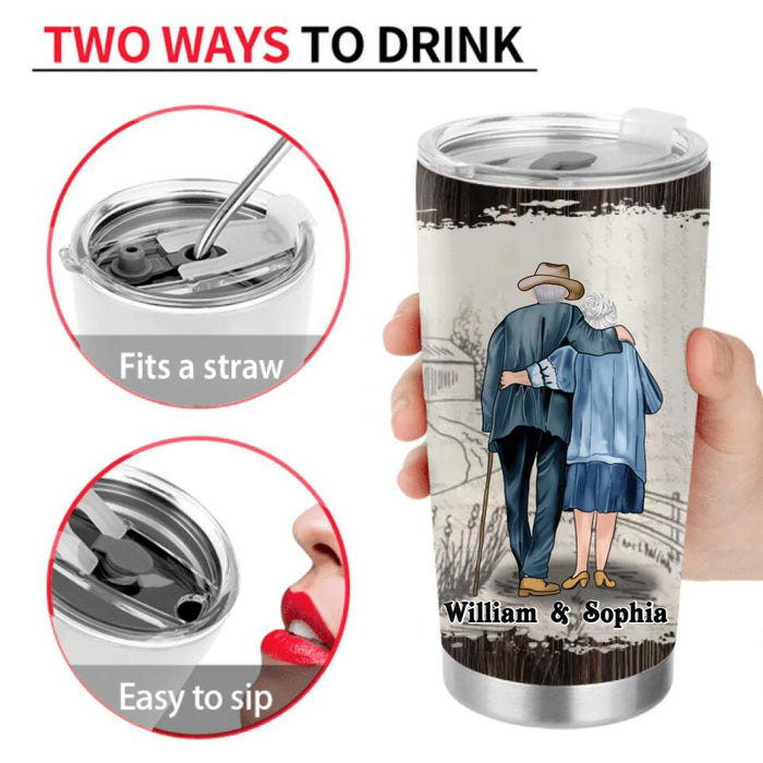 Personalized Couple Anniversary Tumbler - Gifts Idea For Wedding Anniversary - Together And Still Counting