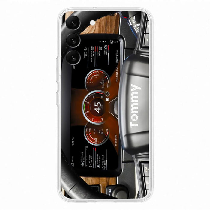 Personalized Truck Dashboard Phone Case - Case For Iphone, Samsung and Xiaomi - 6D8KY1