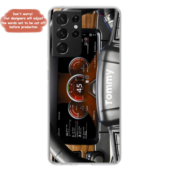 Personalized Truck Dashboard Phone Case - Case For Iphone, Samsung and Xiaomi - 6D8KY1