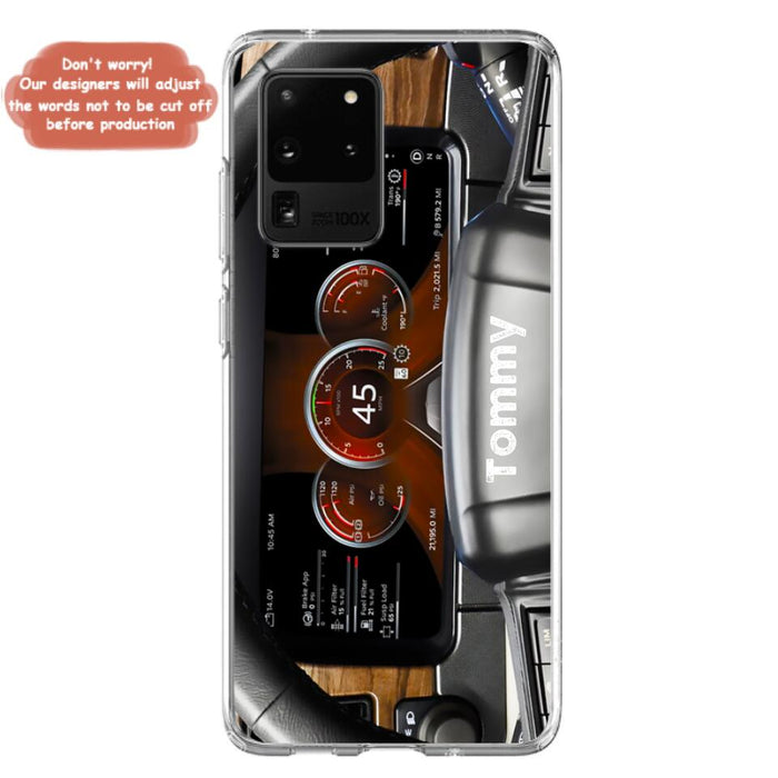 Personalized Truck Dashboard Phone Case - Case For Iphone, Samsung and Xiaomi - 6D8KY1